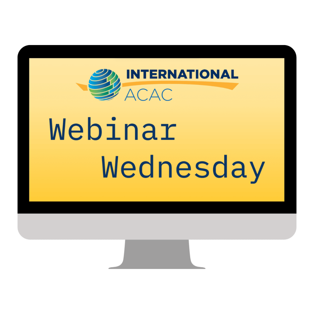 International ACAC Webinars - International Association for College ...